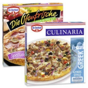 Dr. Oetker Ofenfrische Pizza Speciale oder Culinaria Greek Style 2.22&nbsp;&euro;