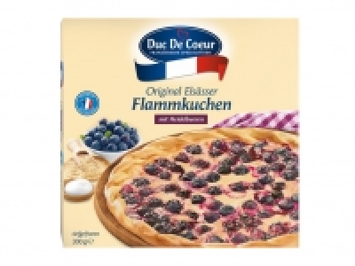 Lidl  DUC DE COEUR Original Elsässer Flammkuchen mit Heidelbeeren