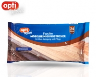 Aldi Süd  OPTIWISCH® 24 Feuchte Möbelreinigungstücher