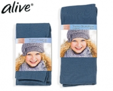 ALIVE®Mädchen-Thermo-Strumpfhose oder -Leggings, 90 den