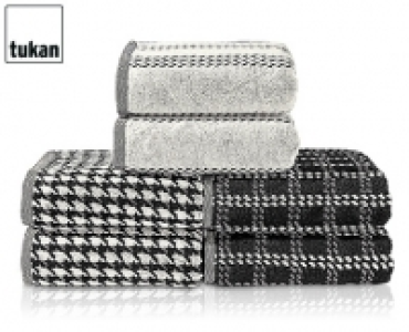 TUKAN®2 Frottier-Handtücher Black & White