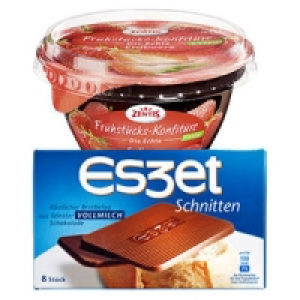 Zentis Fr&uuml;hst&uuml;cks-Konfit&uuml;re oder Eszet-Schnitten 0.69&nbsp;&euro;