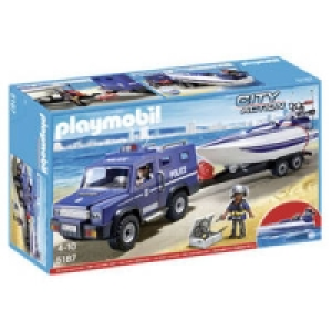 Polizei-Truck mit Speedboot 24.95&nbsp;&euro;