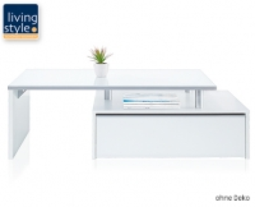 LIVING STYLE®Couch-Tisch mit geräumiger Schublade