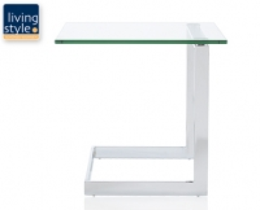 Aldi Süd  LIVING STYLE®Glas-Beistelltisch
