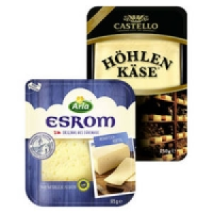 Arla Esrom oder Castello Höhlen-Käse Classic