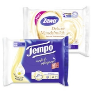 Tempo oder Zewa feuchtes Toilettenpapier