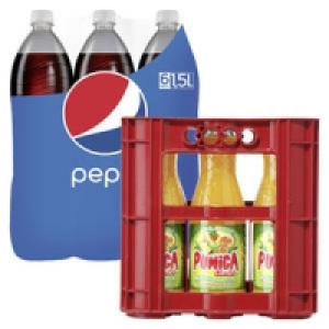 Punica Fruchtsaftgetränk, Nektar, Tea & Fruit oder Pepsi, Schwip Schwa