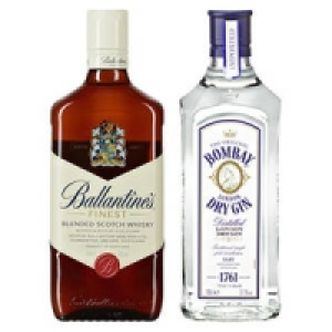 Ballantines Finest Scotch Whisky oder Bombay Dry Gin