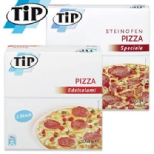Pizza Edelsalami oder Steinofen Speciale