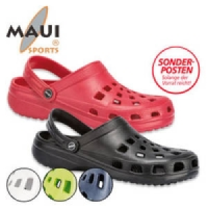 Damen- und Herren-Freizeitpantoletten