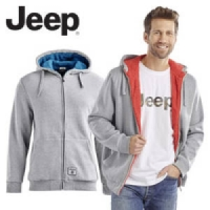 Herren-Sweatjacke mit Teddyf&uuml;llung