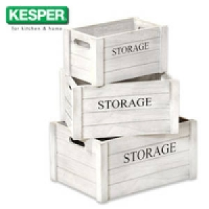 Holzbox im Antik-Design