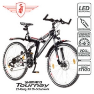 Z&Uuml;NDAPP MTB Fully Blue 5.0 24er, 26er oder 28er