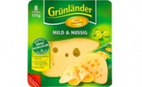 Grünländer Käsescheiben oder -würfel 1.49 €