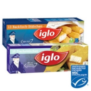 iglo Fischst&auml;bchen oder Backfisch-St&auml;bchen