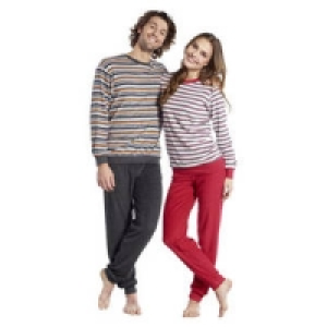 Damen- oder Herren-Frottee-Pyjama