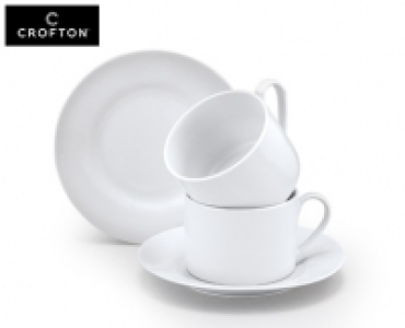 CROFTON®Tasse mit Untertasse, 2er-Set