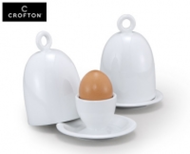 CROFTON®Eierbecher mit Haube, 2er-Set