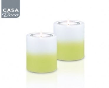 CASA DECO®Teelichthalter aus Echtwachs