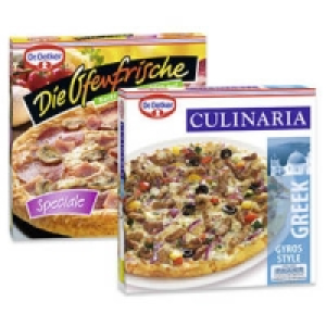 Dr. Oetker Ofenfrische Pizza Speciale oder Culinaria Greek Style 2.22&nbsp;&euro;