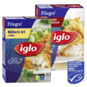 iglo Filegro M&uuml;llerin-Art oder Ofen-Backfisch 1.77&nbsp;&euro;