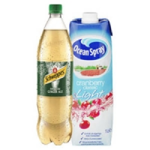 Schweppes Bitter Lemon, American Ginger Ale, Indian Tonic Water oder O 1.39 €