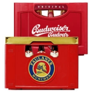 Paulaner Weissbier, Alkoholfrei oder Budweiser