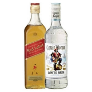 Johnnie Walker Red Label oder Captain Morgan White