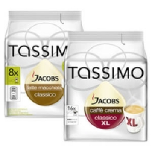 Tassimo Jacobs Caff&eacute; Crema Classico, 16er oder Latte Macchiato Classic