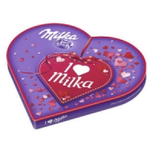 I love Milka Geschenkherz, Alles Gute oder Kleines Dankesch&ouml;n Pralin&eacute;s 2.99&nbsp;&euro;