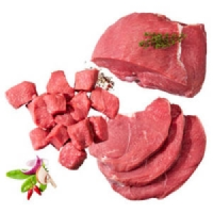 Frische Kalbsschnitzel, Kalbsbraten oder Kalbsgulasch 1.00&nbsp;&euro;