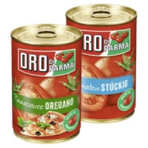 Oro di Parma Tomaten st&uuml;ckig, passiert oder Pizzasauce 0.99&nbsp;&euro;