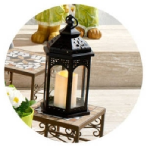 Laterne mit LED-Kerze 12.99 €