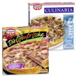 Dr. Oetker Ofenfrische Pizza Speciale oder Culinaria Greek Style 2.22&nbsp;&euro;