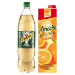 Schweppes Bitter Lemon, American Ginger Ale, Indian Tonic Water oder A 1.39 €
