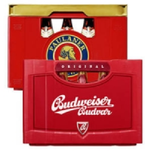 Paulaner Weißbier, Alkoholfrei oder Budweiser 13.99 €