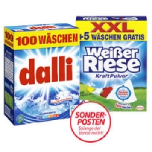 dalli Waschmittel oder Weißer Riese Waschmittel 8.88 €