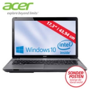 Notebook Aspire ES 17 mit Intel N3150 Quad-Core (4 x bis zu 2,08 GHz) 399.00&nbsp;&euro;