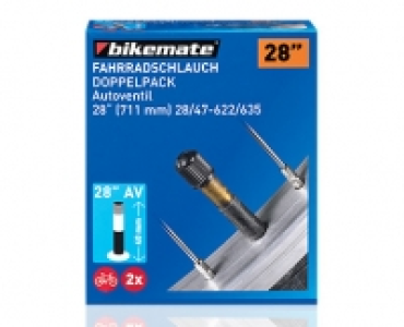 BIKEMATE&reg;Fahrradschlauch-Doppelpack