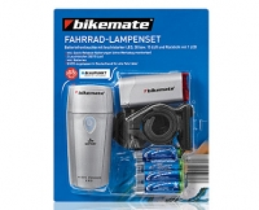 BIKEMATE&reg;Fahrrad-Lampen-Set