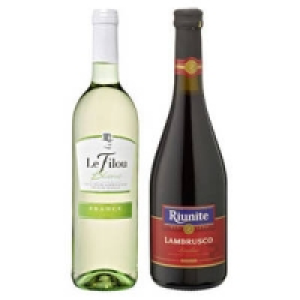 Frankreich Le Filou oder Riunite Lambrusco Rosso 2.29 €