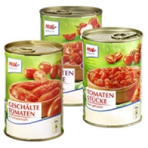 Tomaten, gesch&auml;lt oder st&uuml;ckig mit Basilikum, Kr&auml;utern, Knoblauch oder 0.79&nbsp;&euro;
