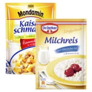 Dr. Oetker Süße Mahlzeit oder Mondamin Süße Gerichte 0.79 €