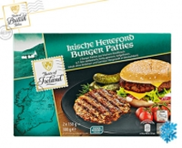 Aldi Süd  TASTE OF BRITISH ISLES®Irish Angus oder Hereford Burger Patties