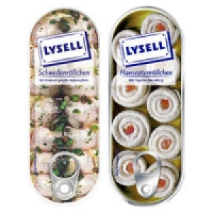 Lysell Gekühlte Fischfeinkost Hanseaten- oder Schwedenröllchen 1.89 €