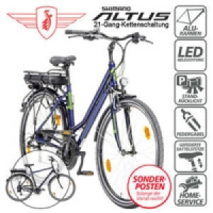 Z&Uuml;NDAPP Alu-Elektro-Trekkingrad Green 4.0 28er 750.00&nbsp;&euro;