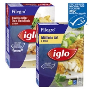 iglo Filegro M&uuml;llerin Art oder Ofen-Backfisch 1.88&nbsp;&euro;