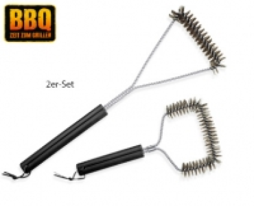 BBQ Grillbürsten-Sortiment, 2er-Set oder 3er-Bürstenkopf
