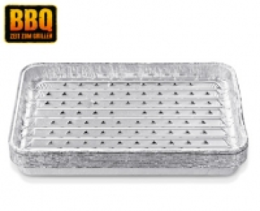BBQ Alu-Grillschalen, 10 Stück